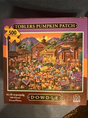 Puzzle by Dowdle. 500 pieces pumpkin patch